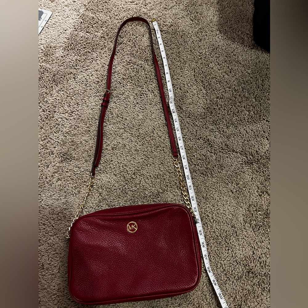 Michael Kors Burgundy Crossbody Bag